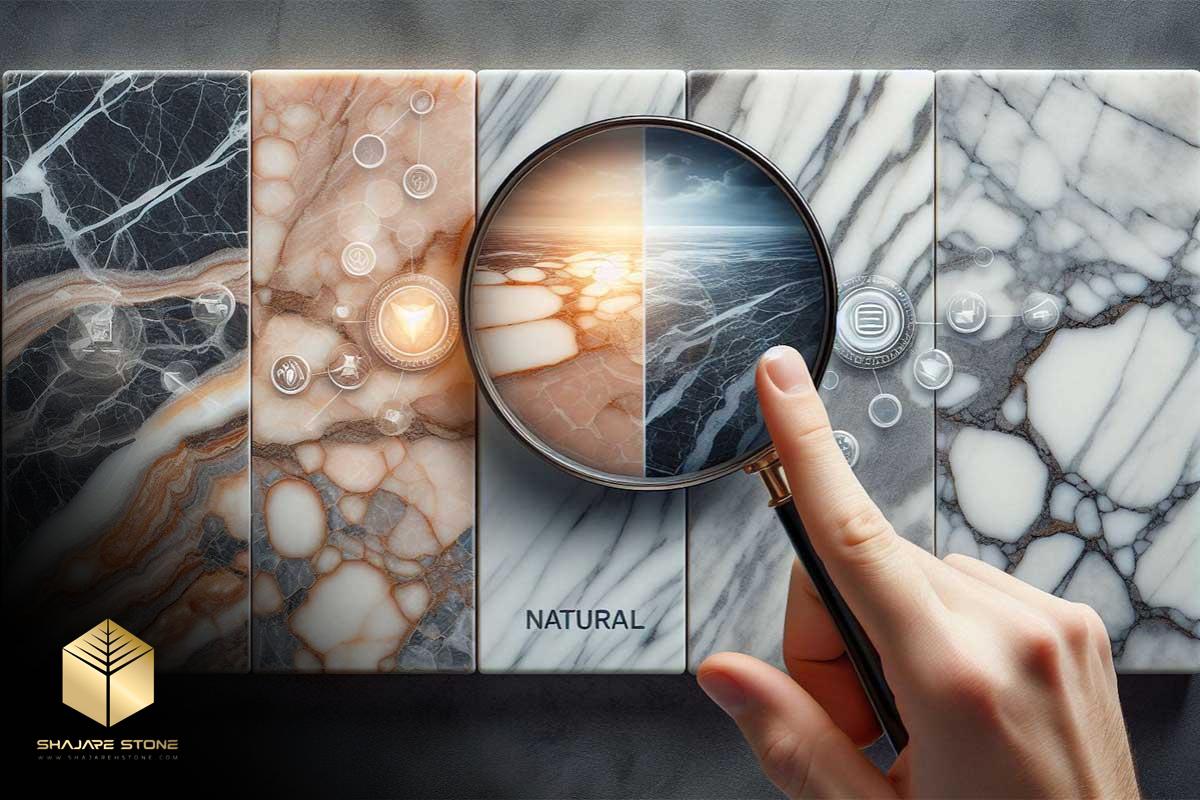 تفاوت سنگ مرمر طبیعی و مصنوعی